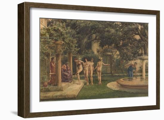 A Visit to Aesculapius, 1875-Sir Edward John Poynter-Framed Giclee Print