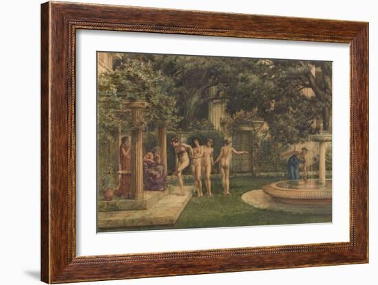 A Visit to Aesculapius, 1875-Sir Edward John Poynter-Framed Giclee Print