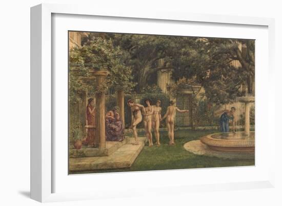 A Visit to Aesculapius, 1875-Sir Edward John Poynter-Framed Giclee Print