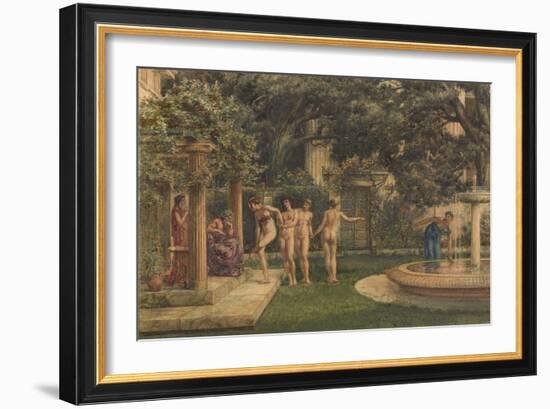 A Visit to Aesculapius, 1875-Sir Edward John Poynter-Framed Giclee Print