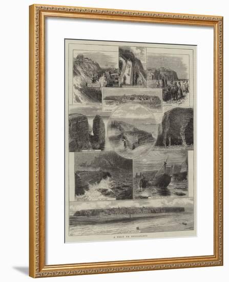 A Visit to Heligoland-null-Framed Giclee Print