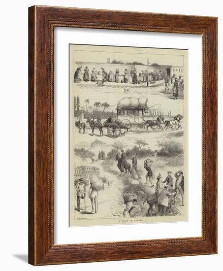 A Visit to Hyeres-William Ralston-Framed Giclee Print