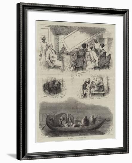 A Visit to India, IV-William Ralston-Framed Giclee Print