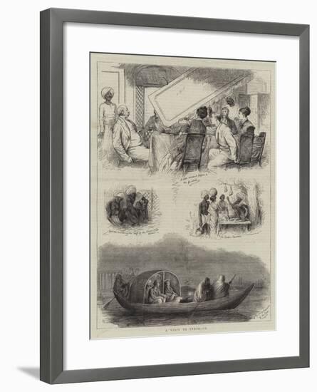 A Visit to India, IV-William Ralston-Framed Giclee Print