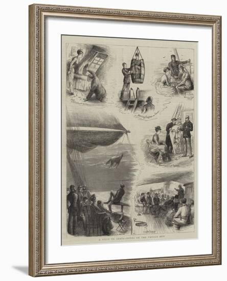 A Visit to India, Notes on Voyage Out-William Ralston-Framed Giclee Print