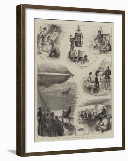 A Visit to India, Notes on Voyage Out-William Ralston-Framed Giclee Print