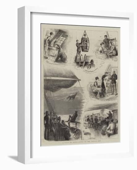 A Visit to India, Notes on Voyage Out-William Ralston-Framed Giclee Print