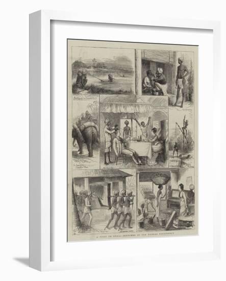 A Visit to India, Sketches in the Madras Presidency-William Ralston-Framed Giclee Print