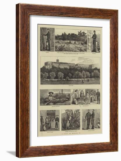 A Visit to Mexico, II-null-Framed Giclee Print