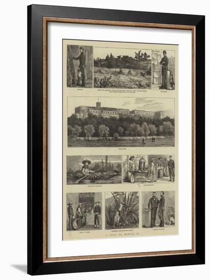 A Visit to Mexico, II-null-Framed Giclee Print