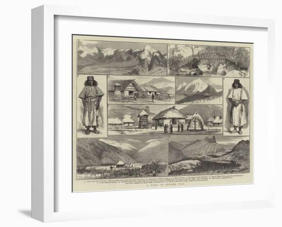 A Visit to Nevada, Usa-Joseph Nash-Framed Giclee Print