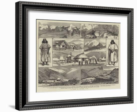 A Visit to Nevada, Usa-Joseph Nash-Framed Giclee Print