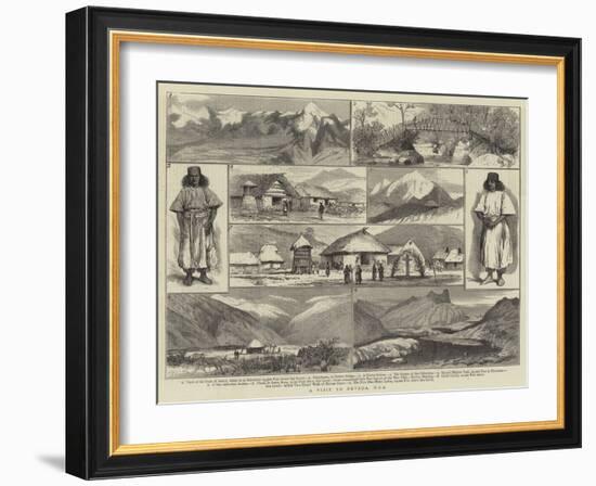 A Visit to Nevada, Usa-Joseph Nash-Framed Giclee Print