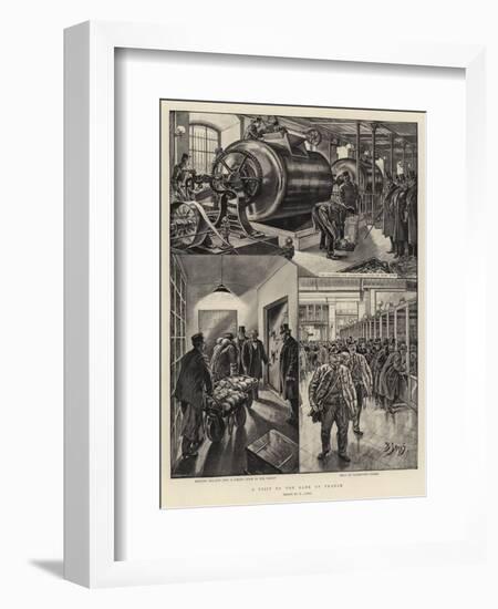 A Visit to the Bank of France-Henri Lanos-Framed Giclee Print