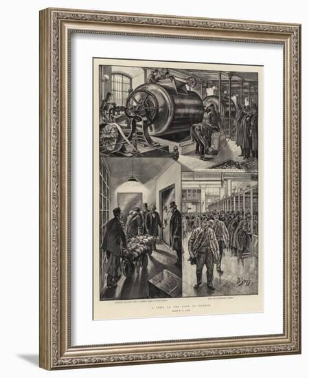 A Visit to the Bank of France-Henri Lanos-Framed Giclee Print