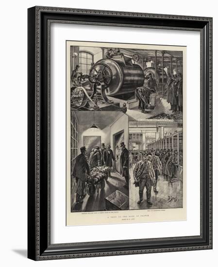 A Visit to the Bank of France-Henri Lanos-Framed Giclee Print