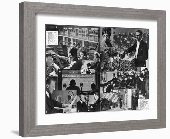 A Visit to the BBC, 1937-null-Framed Giclee Print