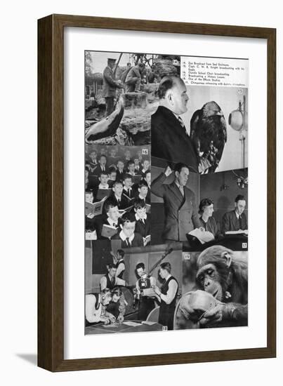 A Visit to the BBC, 1937-null-Framed Giclee Print