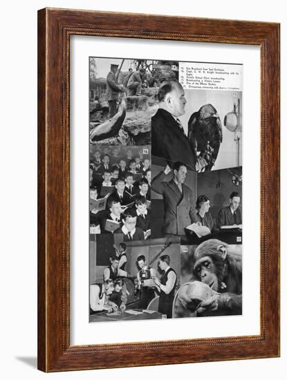 A Visit to the BBC, 1937-null-Framed Giclee Print