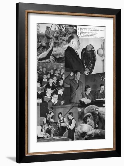 A Visit to the BBC, 1937-null-Framed Giclee Print