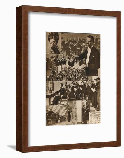 'A Visit to the BBC 7-13', 1937-Unknown-Framed Photographic Print