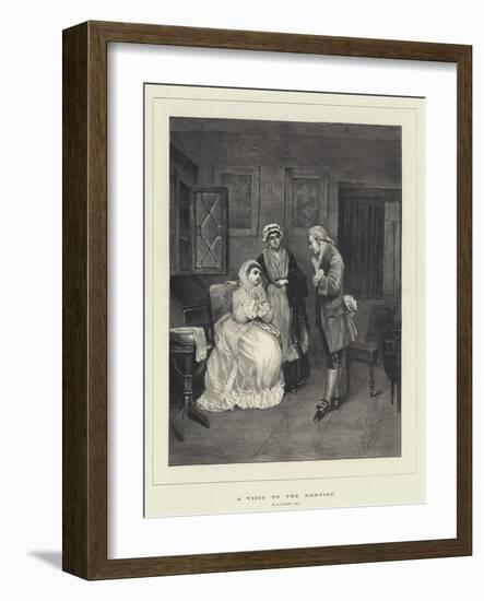 A Visit to the Dentist-George Adolphus Storey-Framed Giclee Print