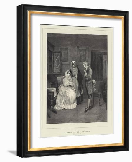 A Visit to the Dentist-George Adolphus Storey-Framed Giclee Print