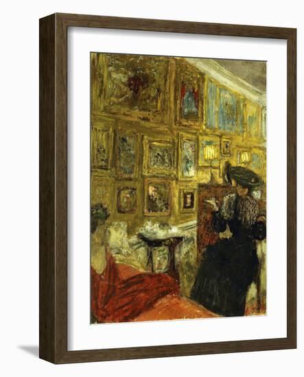 A Visit to the Hessels-Edouard Vuillard-Framed Giclee Print