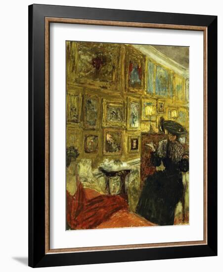 A Visit to the Hessels-Edouard Vuillard-Framed Giclee Print