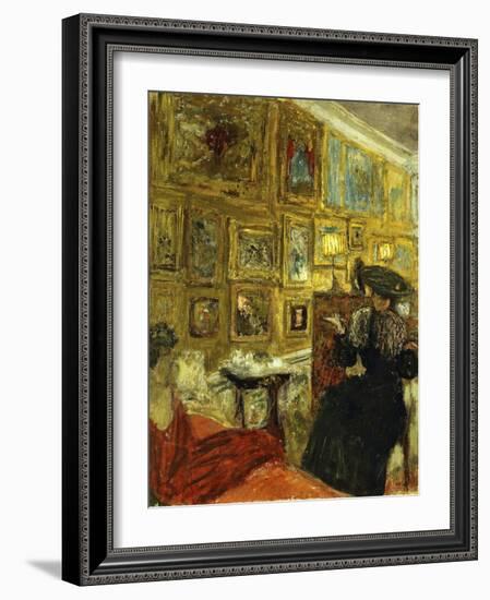 A Visit to the Hessels-Edouard Vuillard-Framed Giclee Print