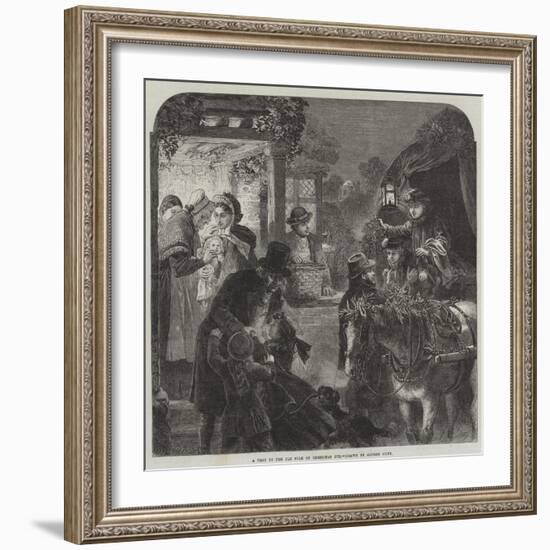 A Visit to the Old Folk on Christmas Eve-Alfred William Hunt-Framed Giclee Print