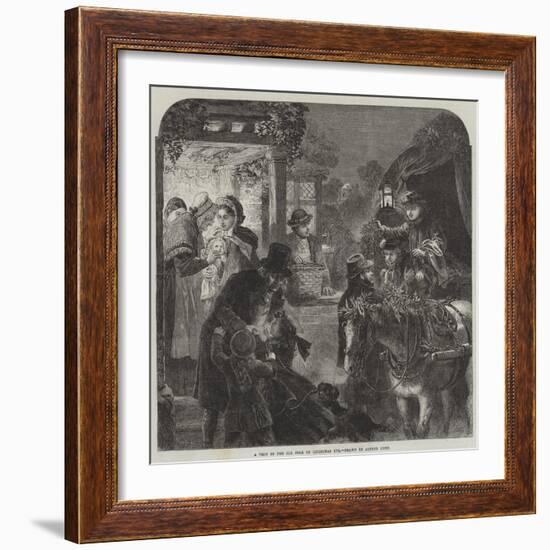 A Visit to the Old Folk on Christmas Eve-Alfred William Hunt-Framed Giclee Print