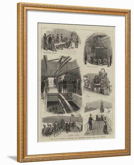 A Visit to the Telegraph Construction and Maintenance Company's Works, East Greenwich-null-Framed Giclee Print