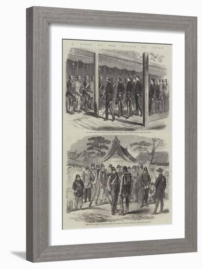 A Visit to the Tycoon of Japan-null-Framed Giclee Print