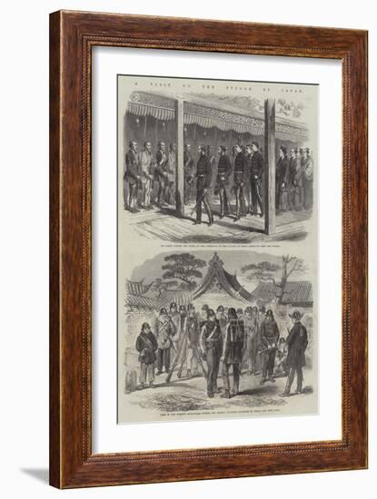 A Visit to the Tycoon of Japan-null-Framed Giclee Print