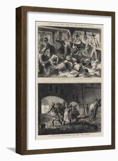 A Visit to the West Indies, the Manufacture of Sugar, III-null-Framed Giclee Print