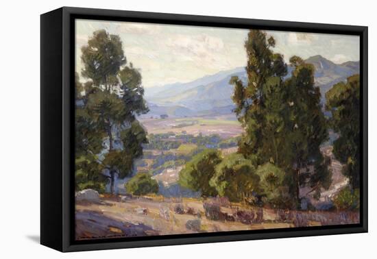 A Vista-William Wendt-Framed Stretched Canvas