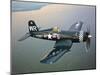 A Vought F4U-5 Corsair in Flight-Stocktrek Images-Mounted Photographic Print