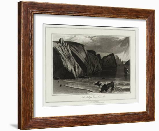 A Voyage Round Great Britain, Near Mullyan Cover, Cornwall-William Daniell-Framed Giclee Print