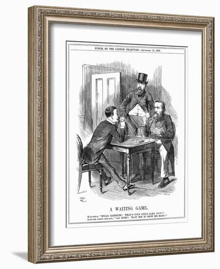 A Waiting Game, 1886-John Tenniel-Framed Giclee Print