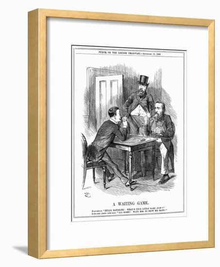 A Waiting Game, 1886-John Tenniel-Framed Giclee Print