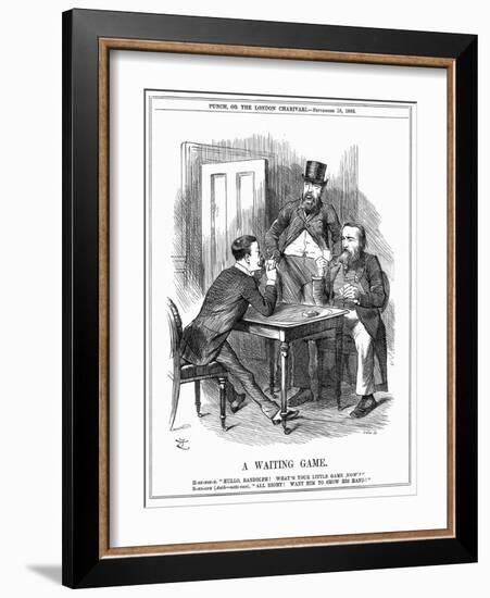 A Waiting Game, 1886-John Tenniel-Framed Giclee Print