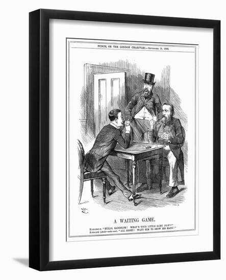 A Waiting Game, 1886-John Tenniel-Framed Giclee Print