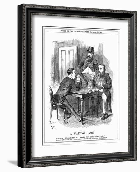 A Waiting Game, 1886-John Tenniel-Framed Giclee Print