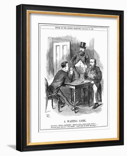 A Waiting Game, 1886-John Tenniel-Framed Giclee Print