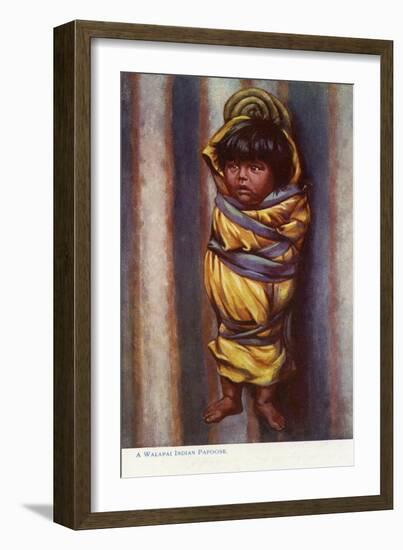 A Walapai child-Charles Marion Russell-Framed Giclee Print