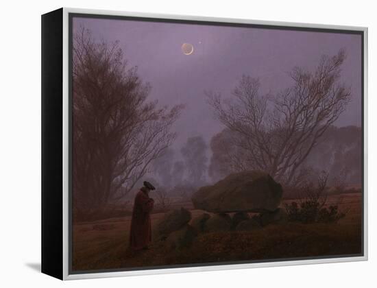 A Walk at Dusk, 1830-1835-Caspar David Friedrich-Framed Premier Image Canvas