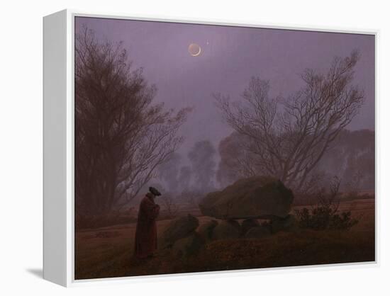 A Walk at Dusk, 1830-1835-Caspar David Friedrich-Framed Premier Image Canvas