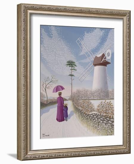 A Walk by the Mill-Peter Szumowski-Framed Giclee Print