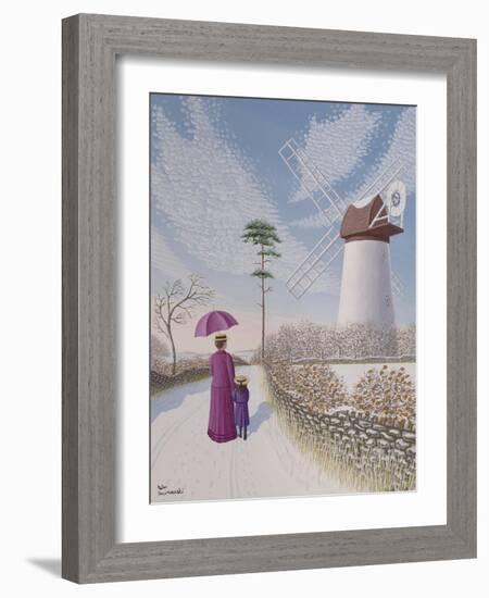 A Walk by the Mill-Peter Szumowski-Framed Giclee Print